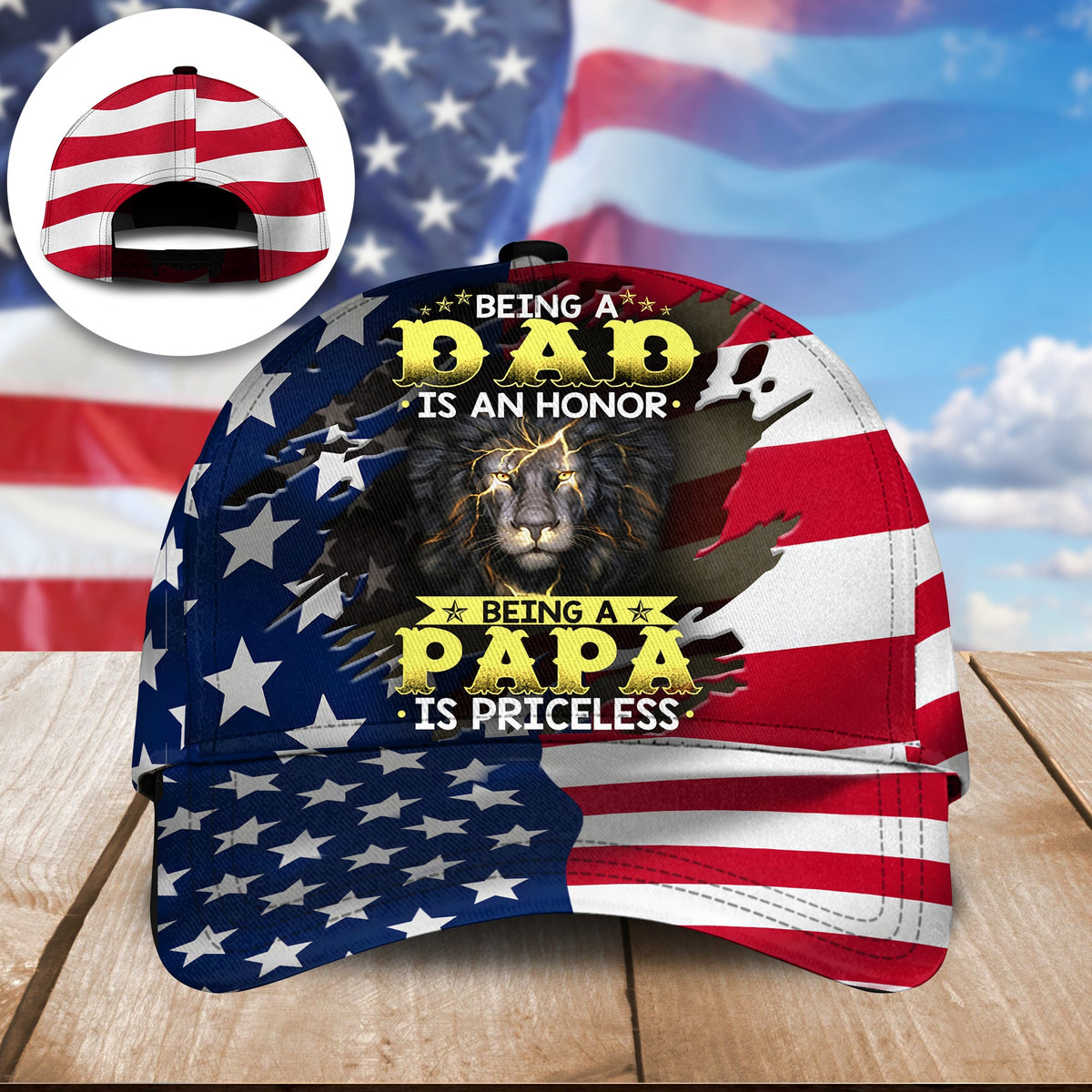 Dad Honor Lion – Classic Cap