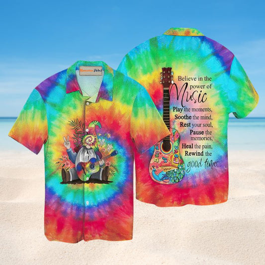 Believe In The Power Of Music Gnome – Hawaiian Shirt
