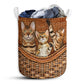 S: 17.72”x13.78” (45x35 cm) Bengal Cat Rattan Teaxture Basic - Laundry Basket - Owls Matrix LTD