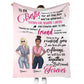 Bestie To My Bestie Personalized 50 x 60 Inch Flannel Blanket For Cozy Bedroom And Sofa Decor