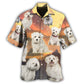 Bichon Frise Cute Dog Design – Hawaiian Shirt