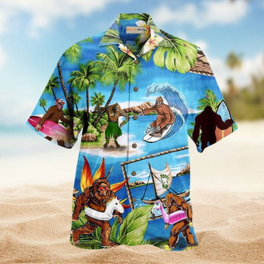 Bigfoot Love Beach Love Summer Limited Edition – Hawaiian Shirt