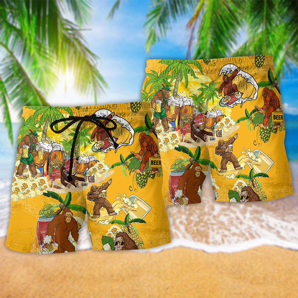 Bigfoot Summer Beer Fun - Beach Short