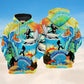 Bigfoot Surfing Funny Art – 3D Hoodie