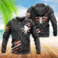 Bigfoot American Flag Humor - 3D Hoodie
