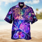 Bike Neon Style Love Purple Limited Edition – Hawaiian Shirt