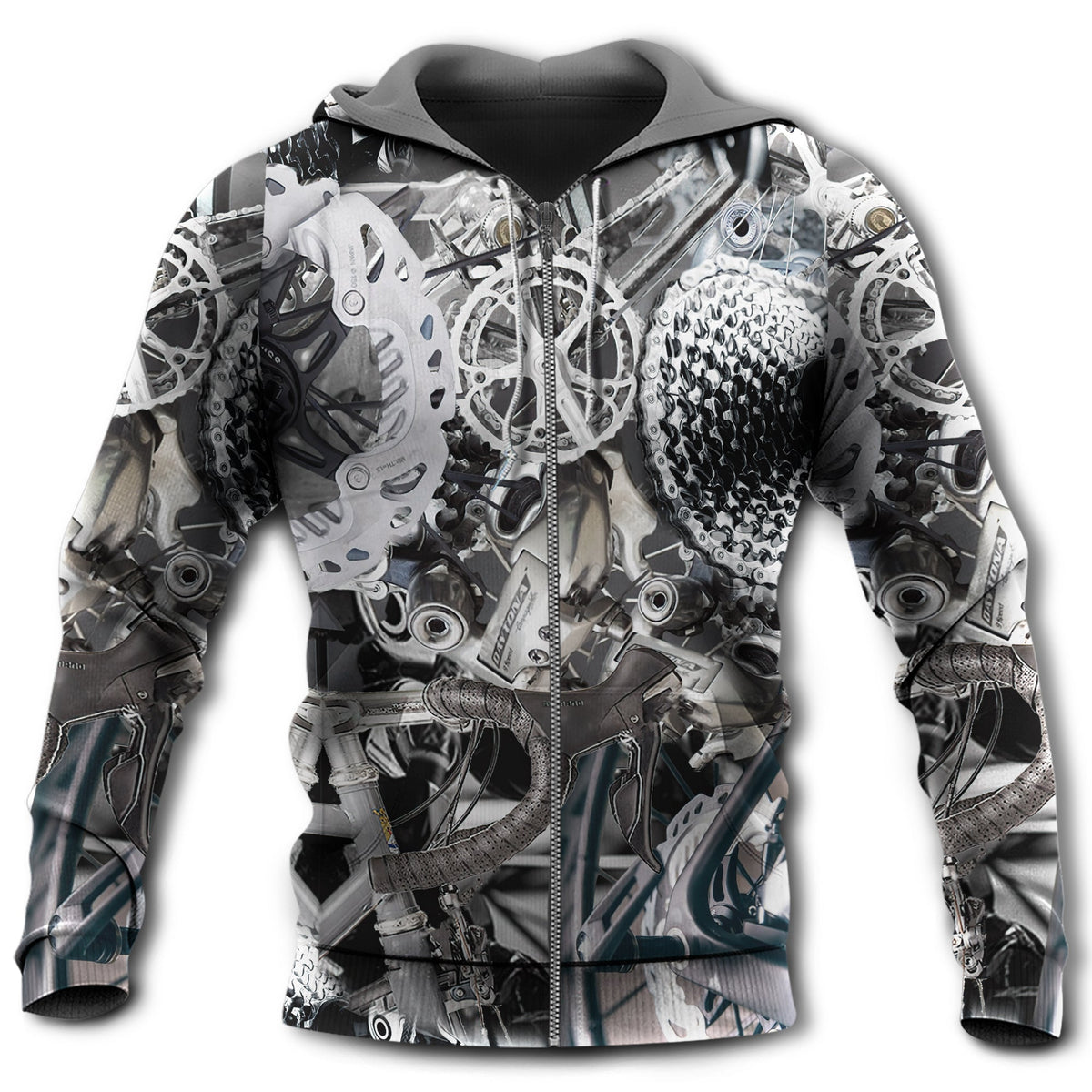 Pedal It Out Cycling Vintage - 3D Hoodie