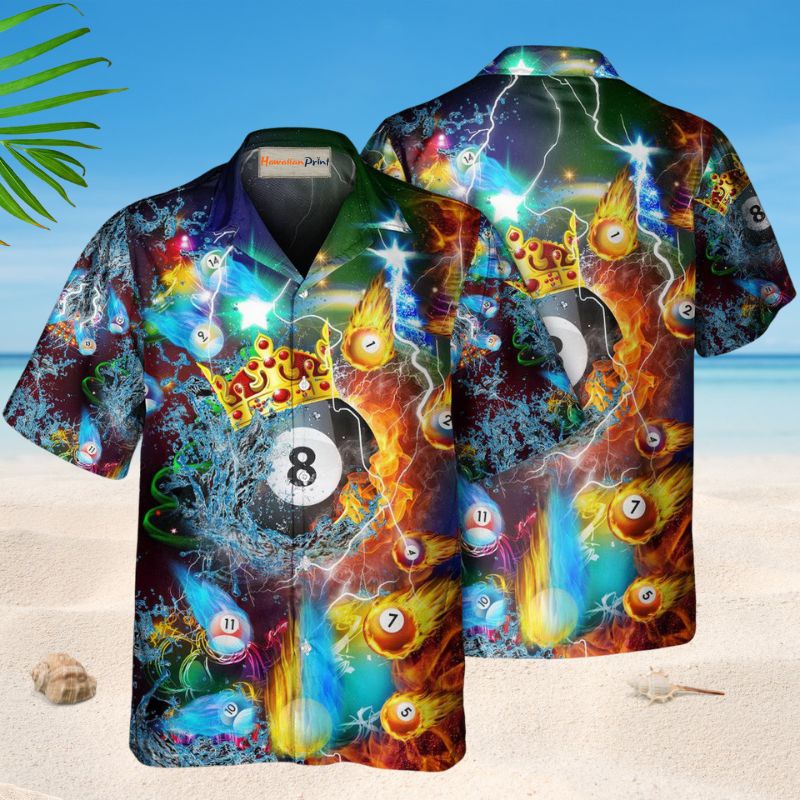 Billiard Fire Merry Christmas – Hawaiian Shirt