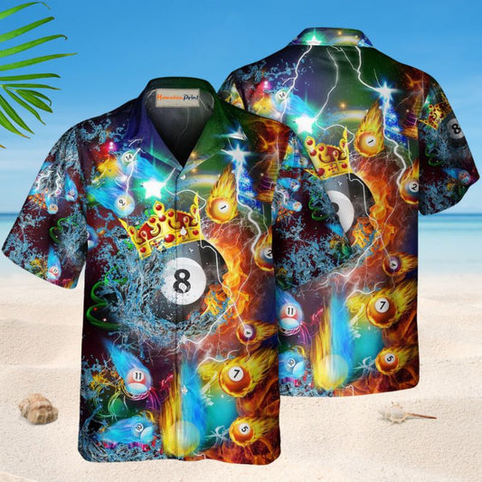 Billiard Fire Merry Christmas – Hawaiian Shirt