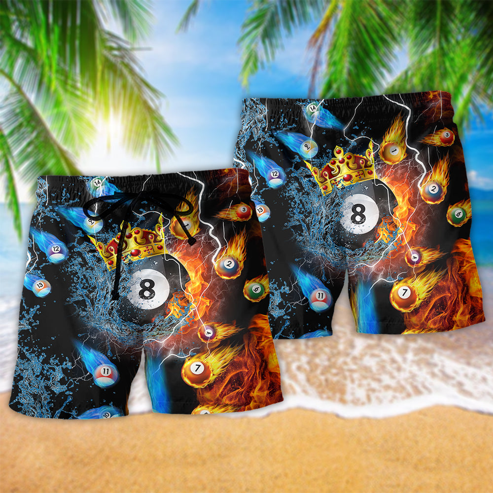 Billiard Fire Hobby Passion - Beach Short
