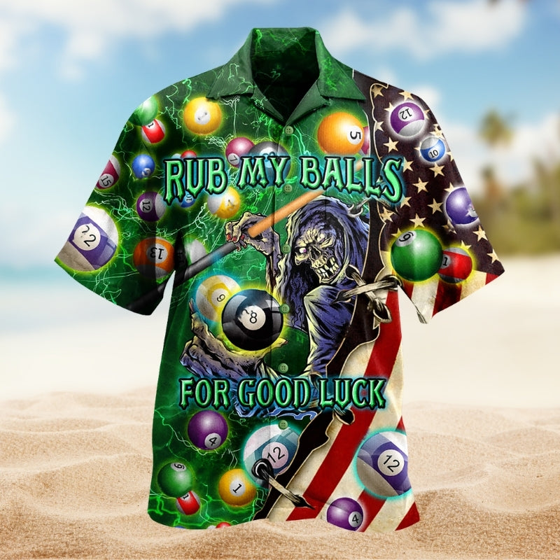 Billiard Good Luck Pool Humor Limited Edition – Hawaiian Shirt