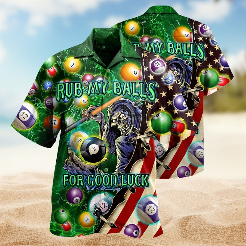 Billiard Good Luck Pool Humor Limited Edition – Hawaiian Shirt