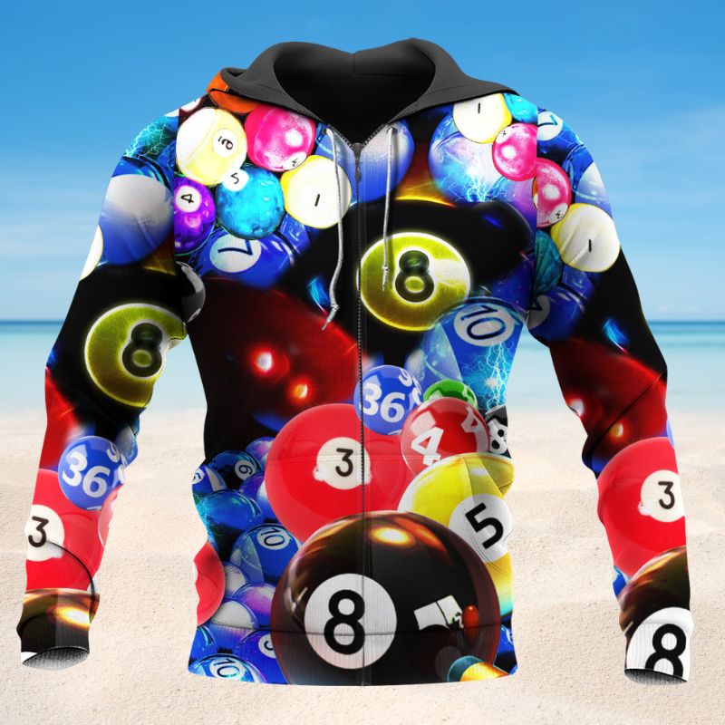 Billiard Is Calling Quote Art – 3D Hoodie
