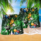 Billiard Lover Funny Green Style – Beach Short