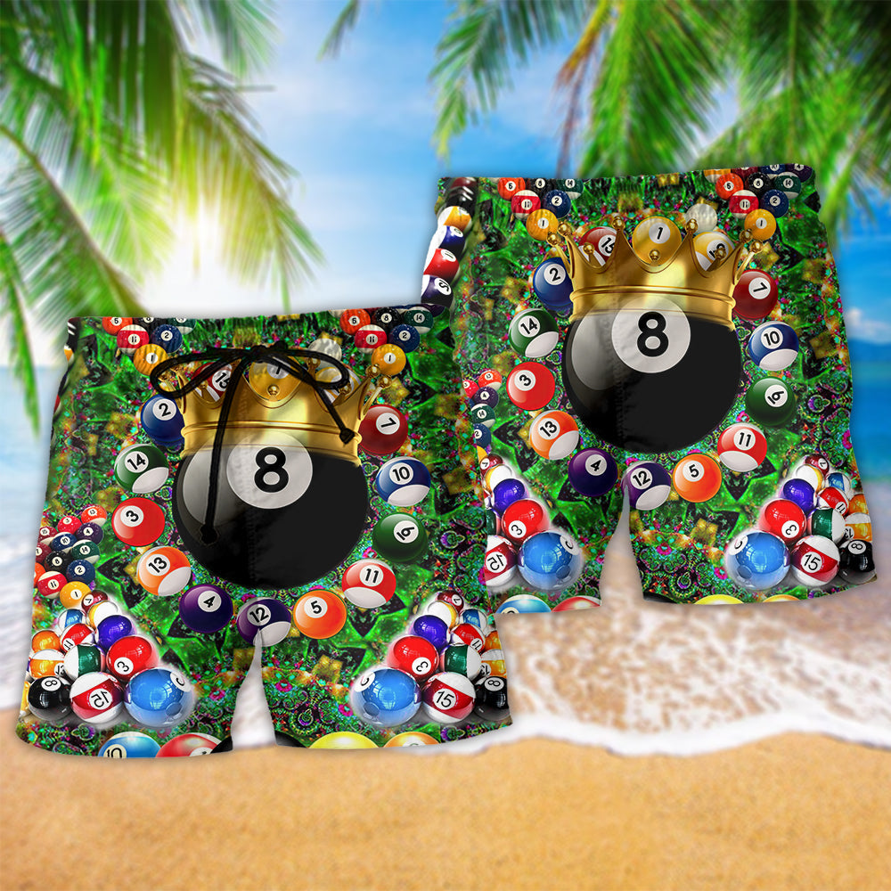 Billiard Pool Shark On Duty - Beach Short