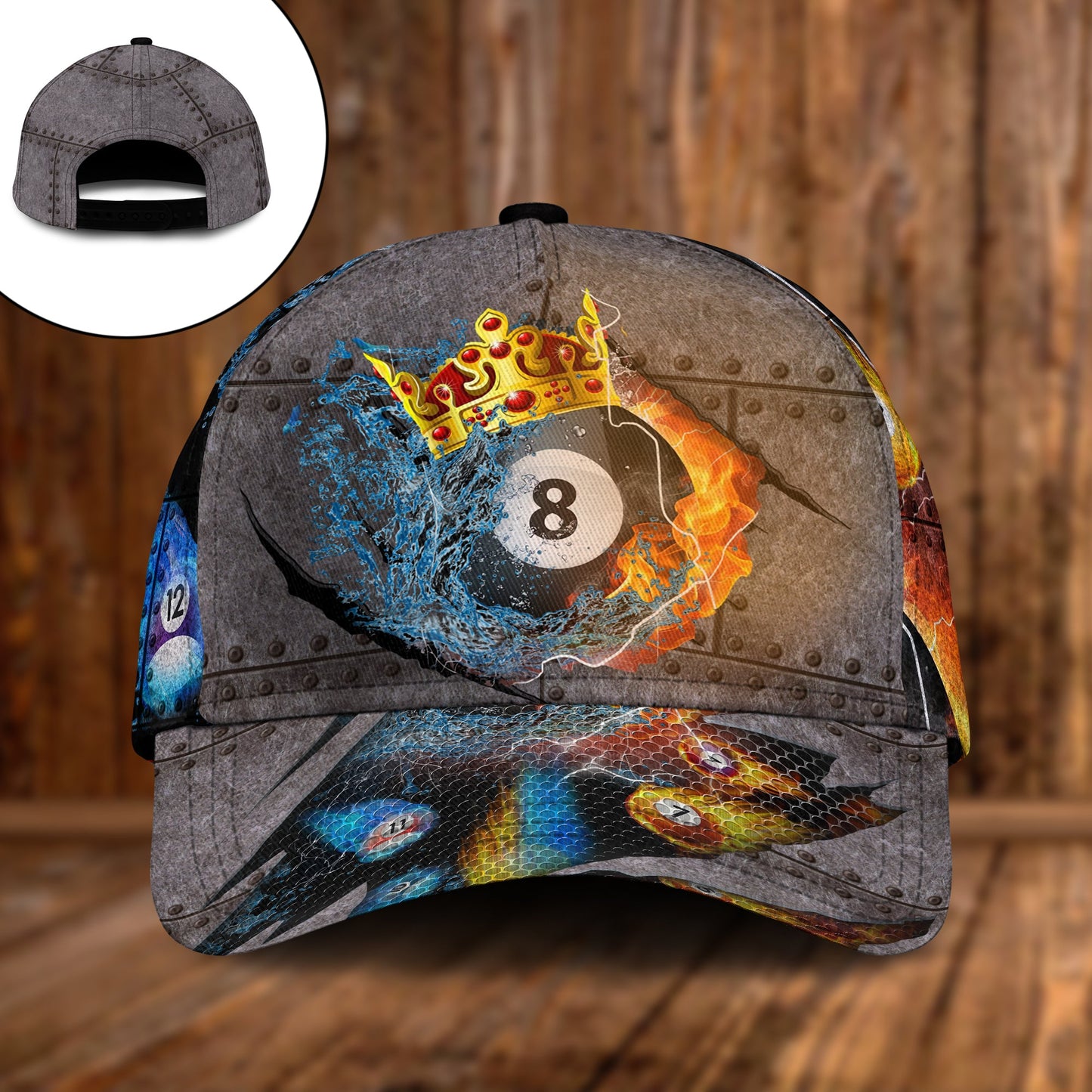 Billiard Queen Fire Style – Classic Cap