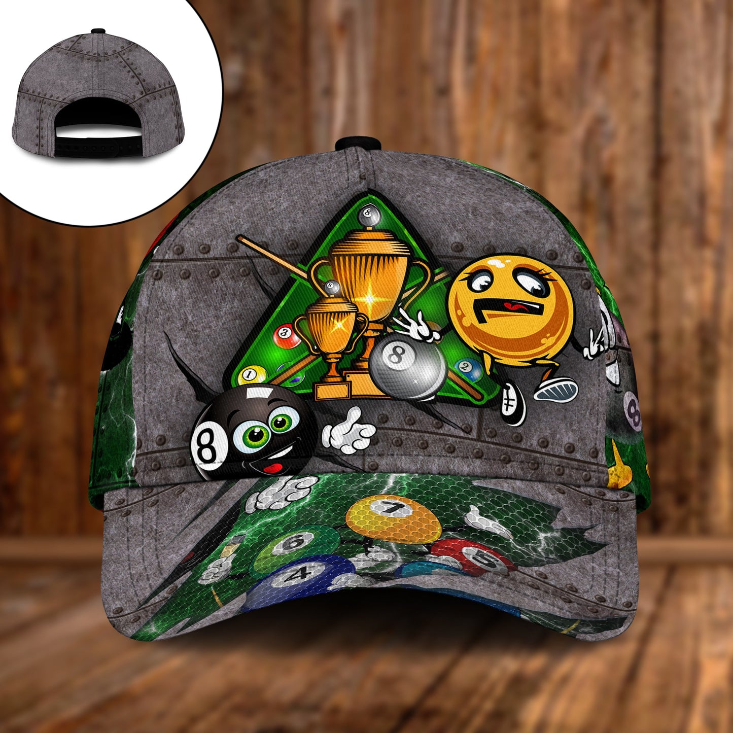 Billiard Lover Vintage Style – Classic Cap