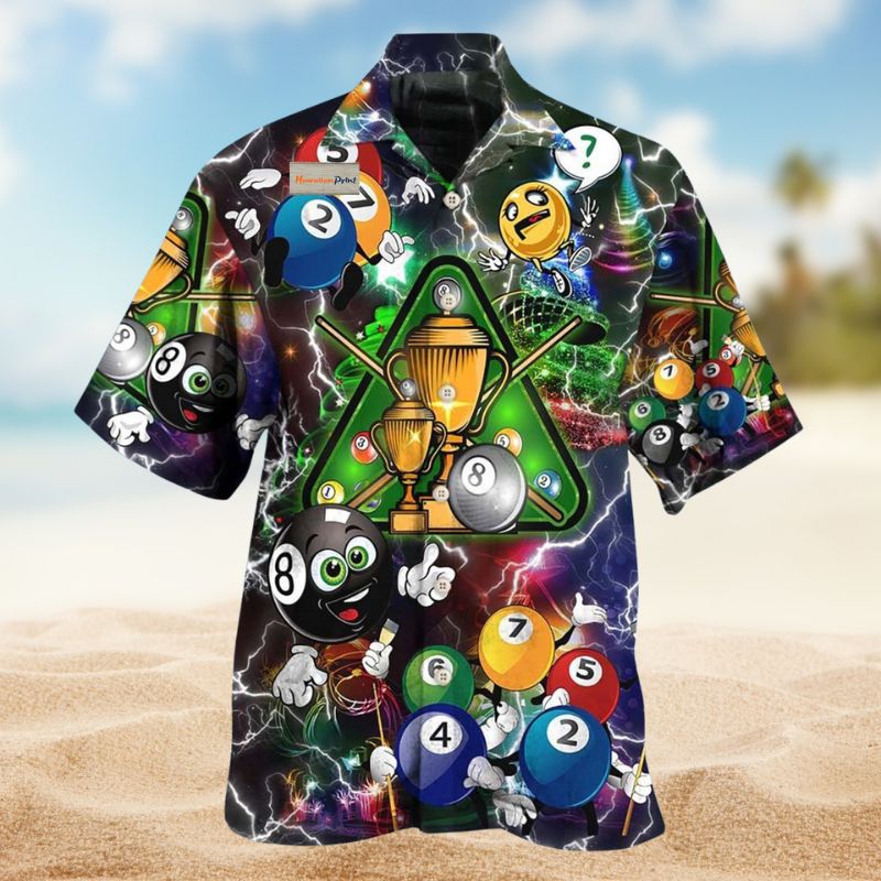 Billiard Lover Merry Christmas – Hawaiian Shirt