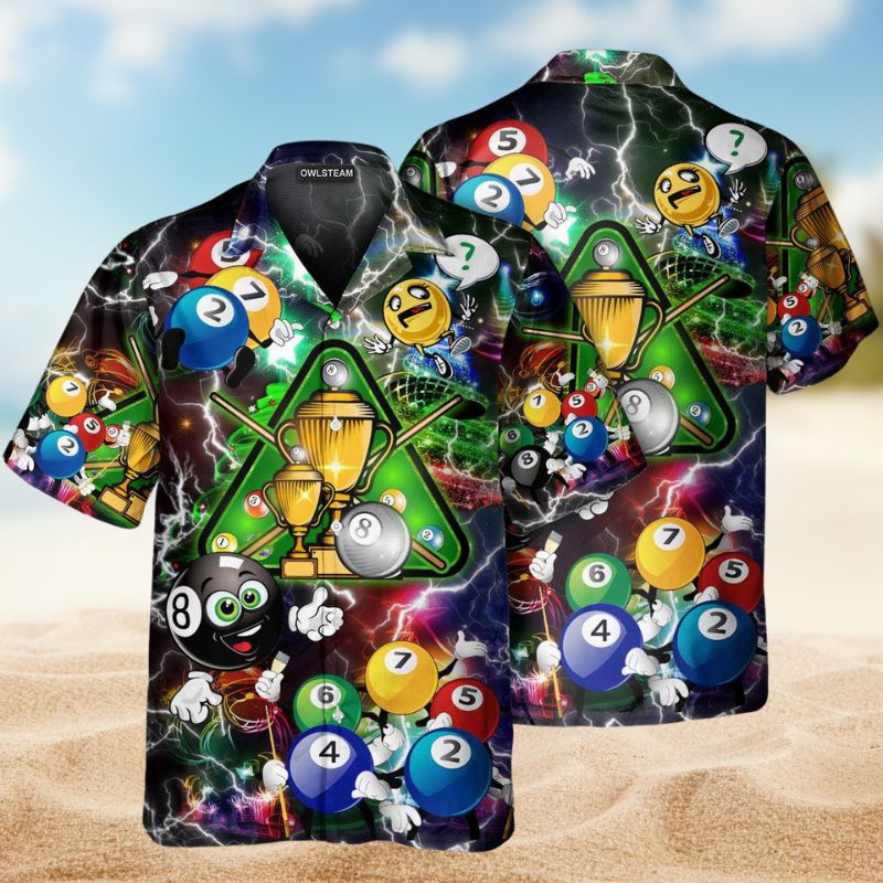 Billiard Lover Merry Christmas – Hawaiian Shirt