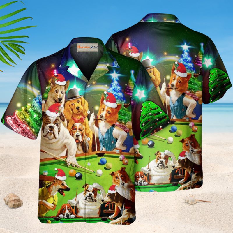 Billiard Vintage Dogs Style – Hawaiian Shirt