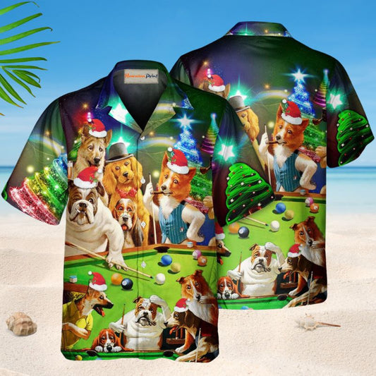 Billiard Vintage Dogs Style – Hawaiian Shirt