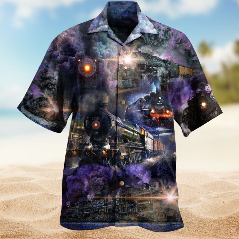 Billowing Trains Edition – Hawaiian Shirt