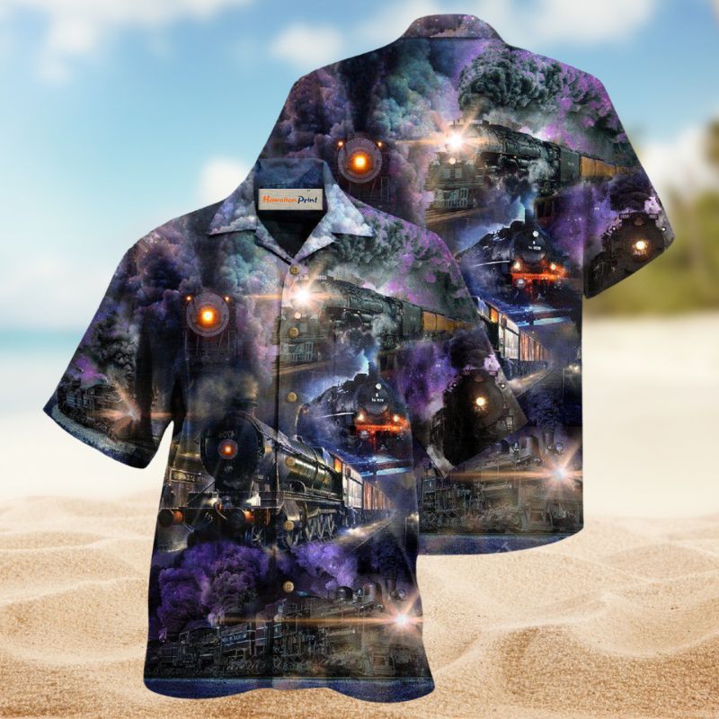 Billowing Trains Edition – Hawaiian Shirt