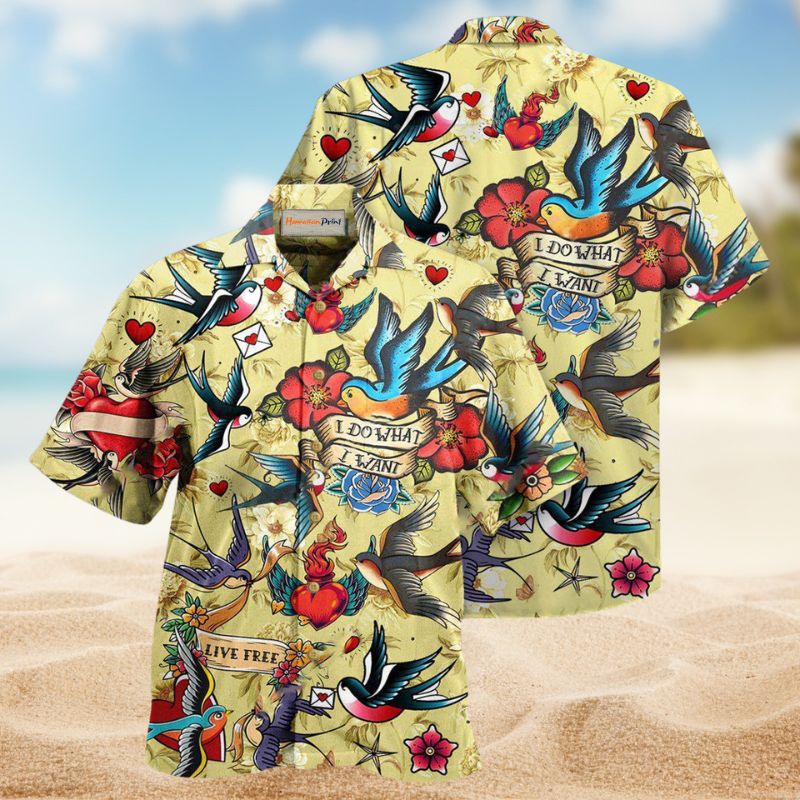 Bird I Do What I Want Edition – Hawaiian Shirt