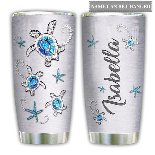 Turtle Lover Ocean Personalized 20 Oz Tumbler