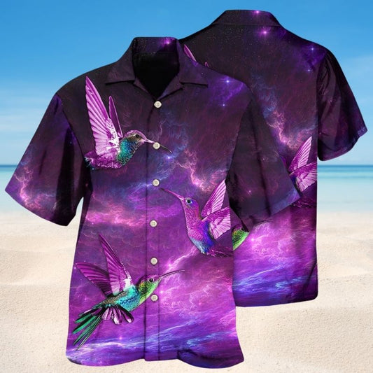 Bird Purple Love Sky Edition – Hawaiian Shirt