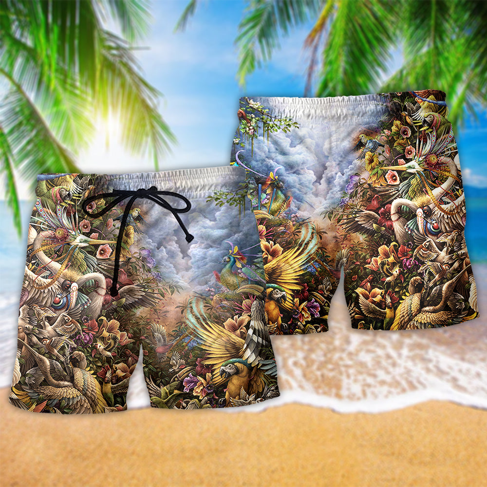 Bird Heaven Life Art – Beach Short