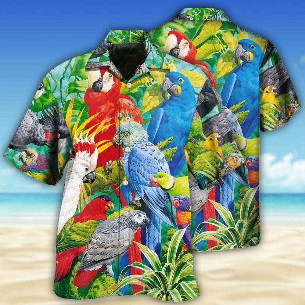 Parrots Tropical Summer - Hawaiian Shirt