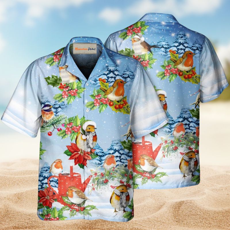 Birds Amazing Christmas Style – Hawaiian Shirt