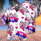 LGBT Bisexual Pride Tropical Leaf Affirmation – Hawaiian Shirt
