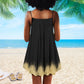 Black Women Storm Mood Limited – Women's Summer Sleeveless V-Neck Camisole Dress