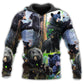 Black Bear Family Spring - 3D Hoodie