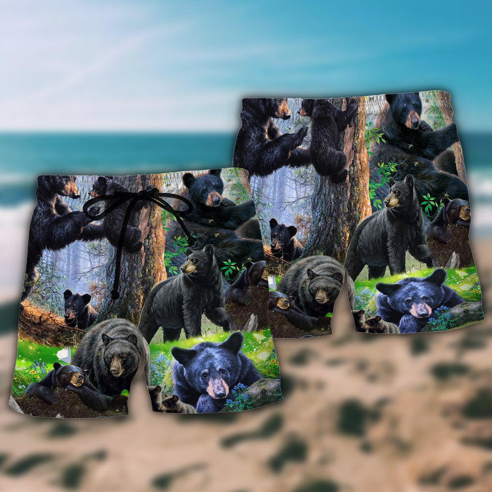 Bear Family Spring Adventure - Beach Short