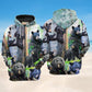 Black Bear Family Spring Art – 3D Hoodie