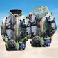 Black Bear Family Spring Art – 3D Hoodie