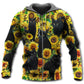 Black Cat Sunflower Love Art – 3D Hoodie