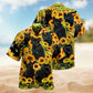 Black Cat Love Sunflower Limited Edition – Hawaiian Shirt