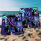 Haunted Black Cat Dark Night Art – Beach Short