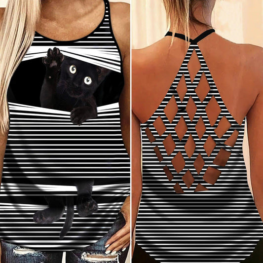 Black Cat Amazing Style Limited Edition 1 – Hollow Tank Top