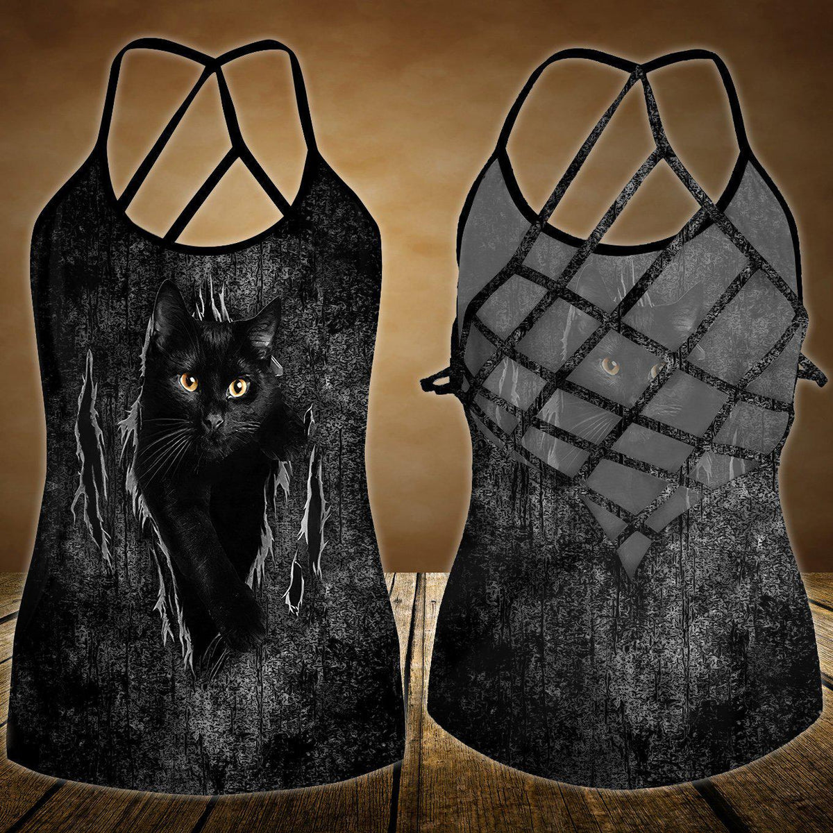 Black Cat Amazing Style Limited Edition 3 – Hollow Tank Top