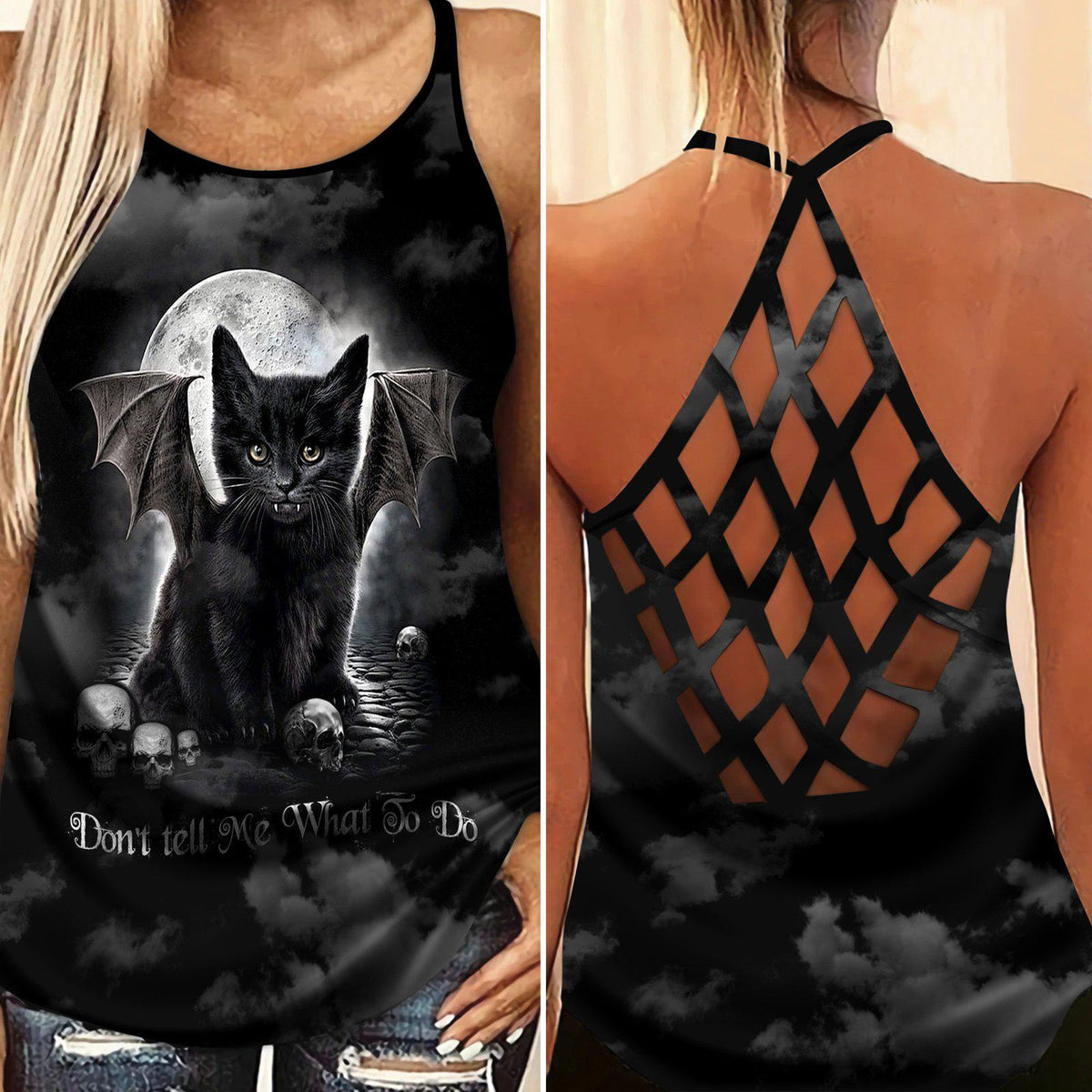 Black Cat Amazing Style Limited Edition 5 – Hollow Tank Top
