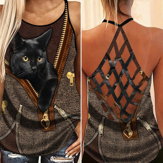 Black Cat Amazing Style Limited Edition 8 – Hollow Tank Top