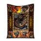 Black Woman Afro Culture American 50 x 60 Inch Flannel Blanket For Cozy Bedroom And Sofa Decor