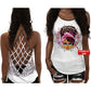 Black Woman Love Peace Personalized – Hollow Tank Top