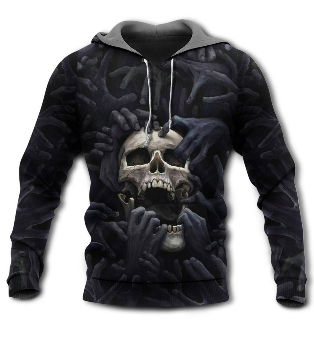 Black Skull Cool Strong Art – 3D Hoodie2