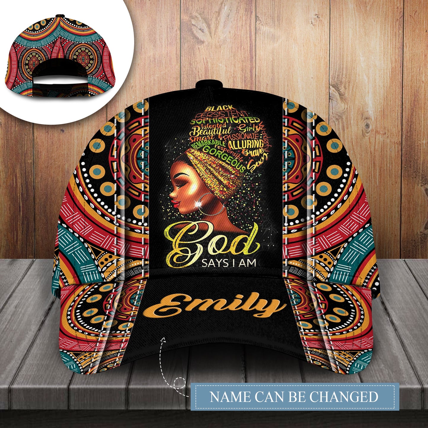 Strong Black Woman Faith Personalized – Classic Cap